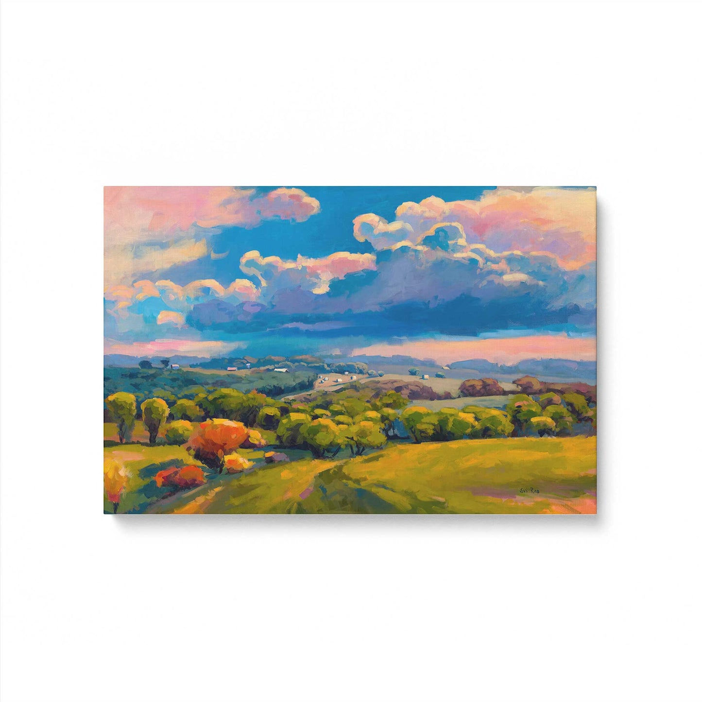 [Color:Stretched Canvas], Picture of art