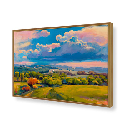 [Color:Polished Gold], Picture of art in a Polished Gold frame of the corner
