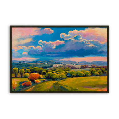 [Color:Satin Black], Picture of art in a Satin Black frame