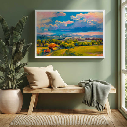 Picture of art in a room