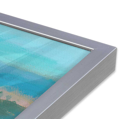 [Color:Polished Chrome], Picture of art in a Polished Chrome frame at an angle