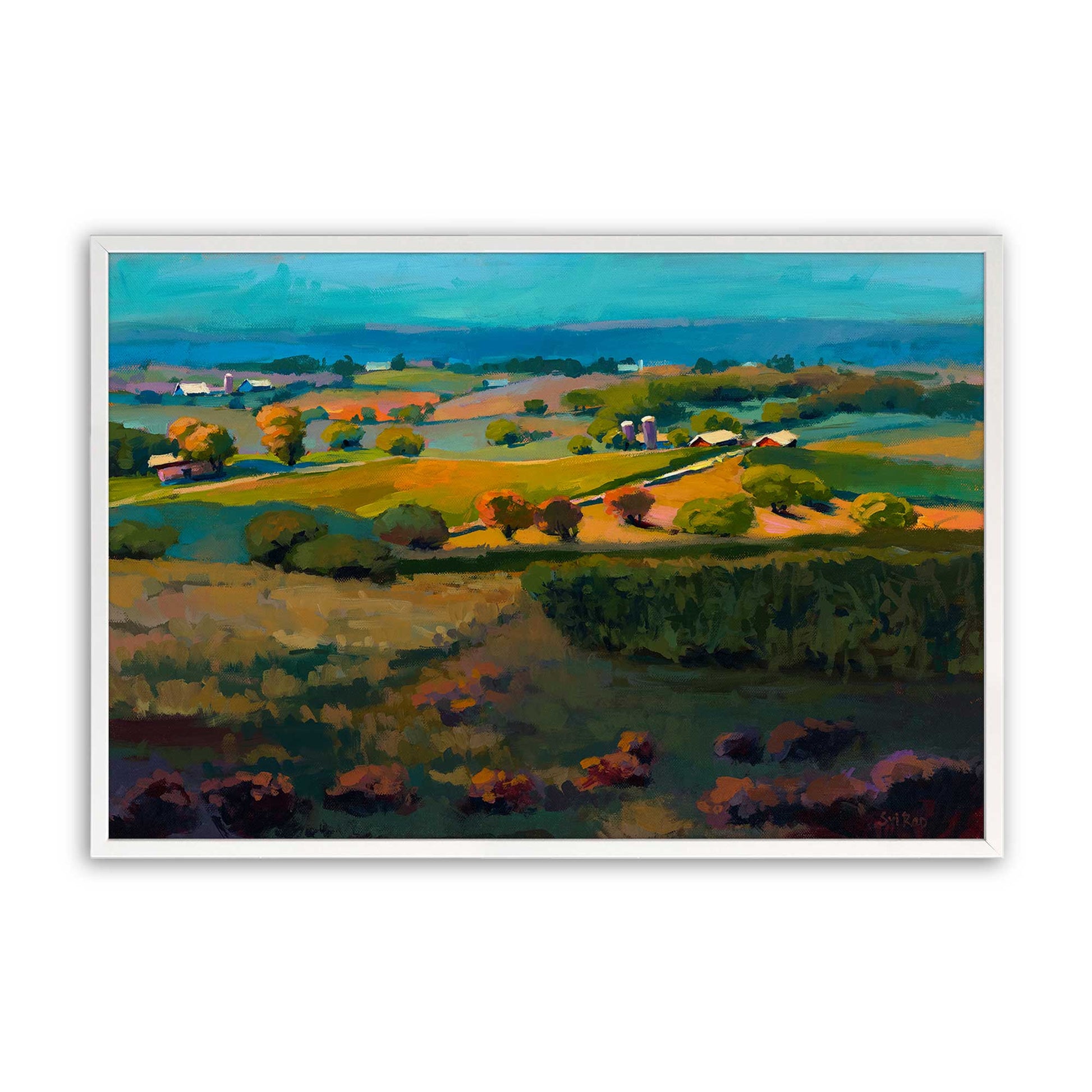 [Color:Opaque White], Picture of art in a Opaque White frame