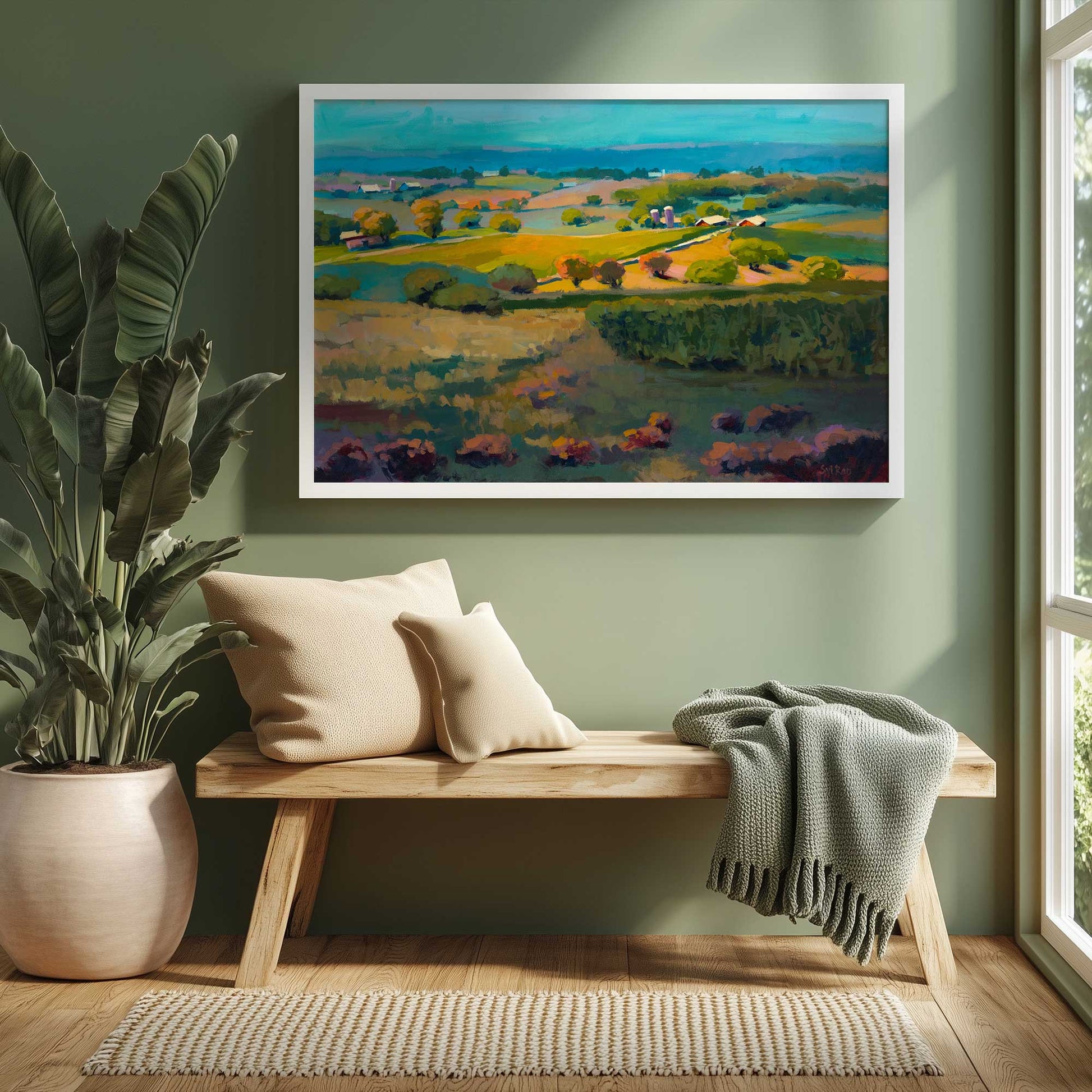Picture of art in a room