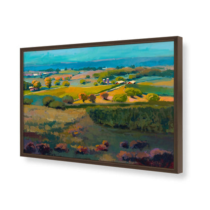 [Color:Belvinder Brown], Picture of art in a Belvinder Brown frame of the corner