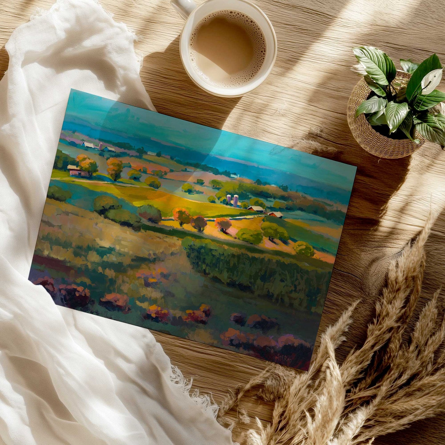 [Color:Rolled Print], Picture of close up of art