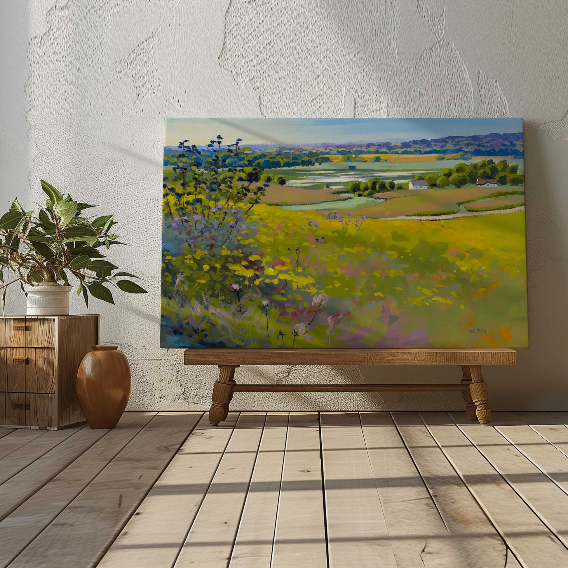 Picture of art in a room