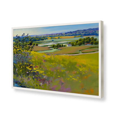 [Color:Opaque White], Picture of art in a Opaque White frame of the corner