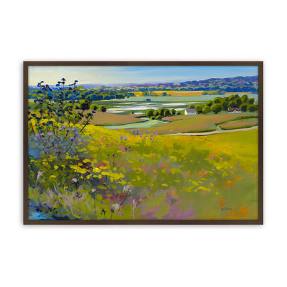 [Color:Belvinder Brown], Picture of art in a Belvinder Brown frame