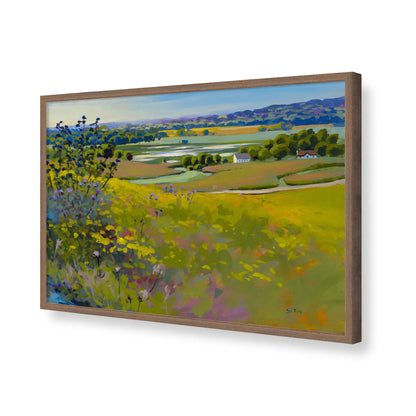 [Color:Walnut], Picture of art in a Walnut frame of the corner