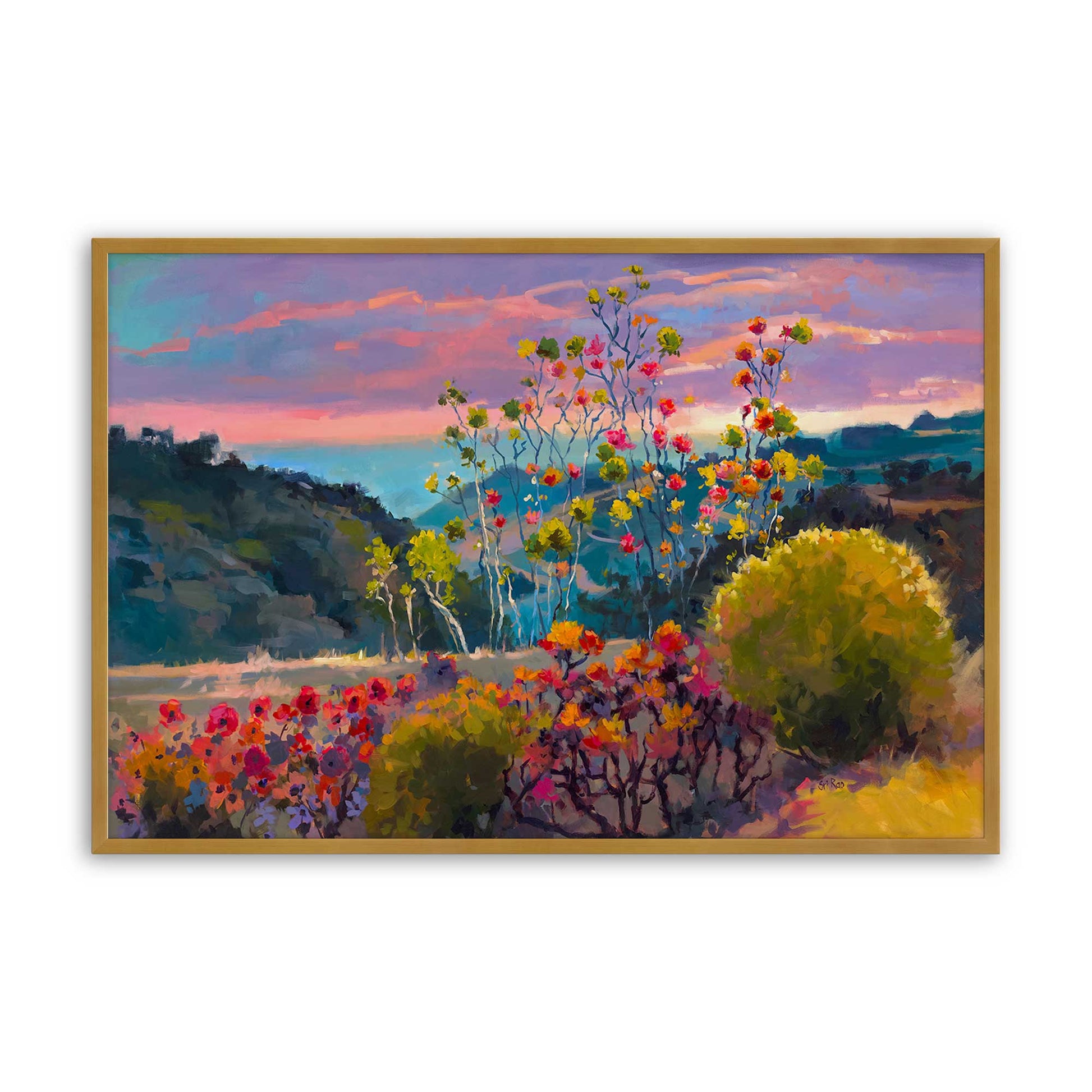 [Color:Polished Gold], Picture of art in a Polished Gold frame