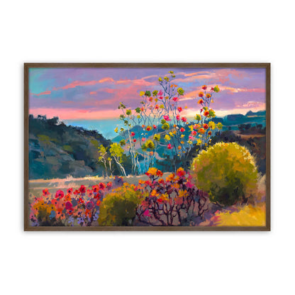 [Color:Walnut], Picture of art in a Walnut frame