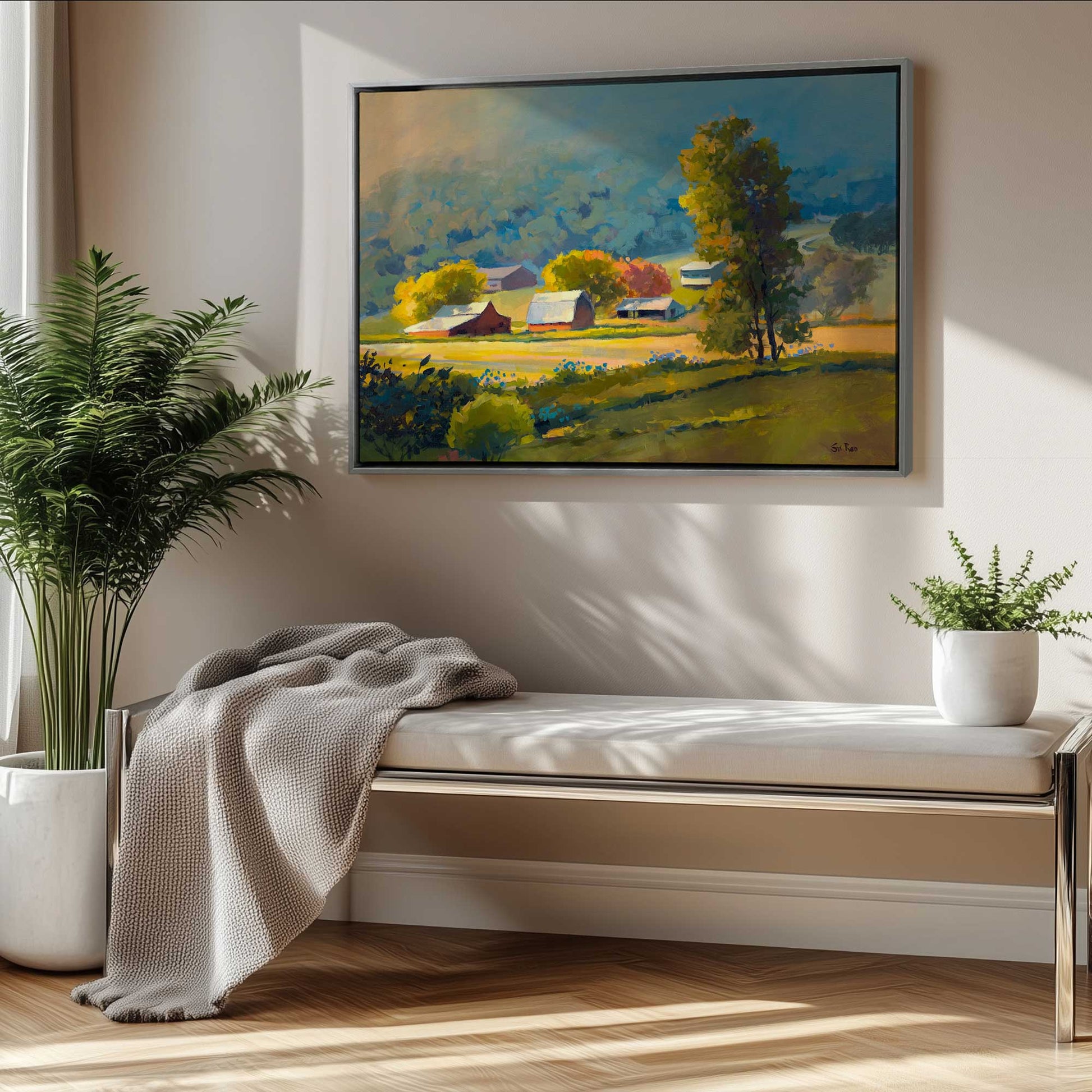 Picture of art in a room