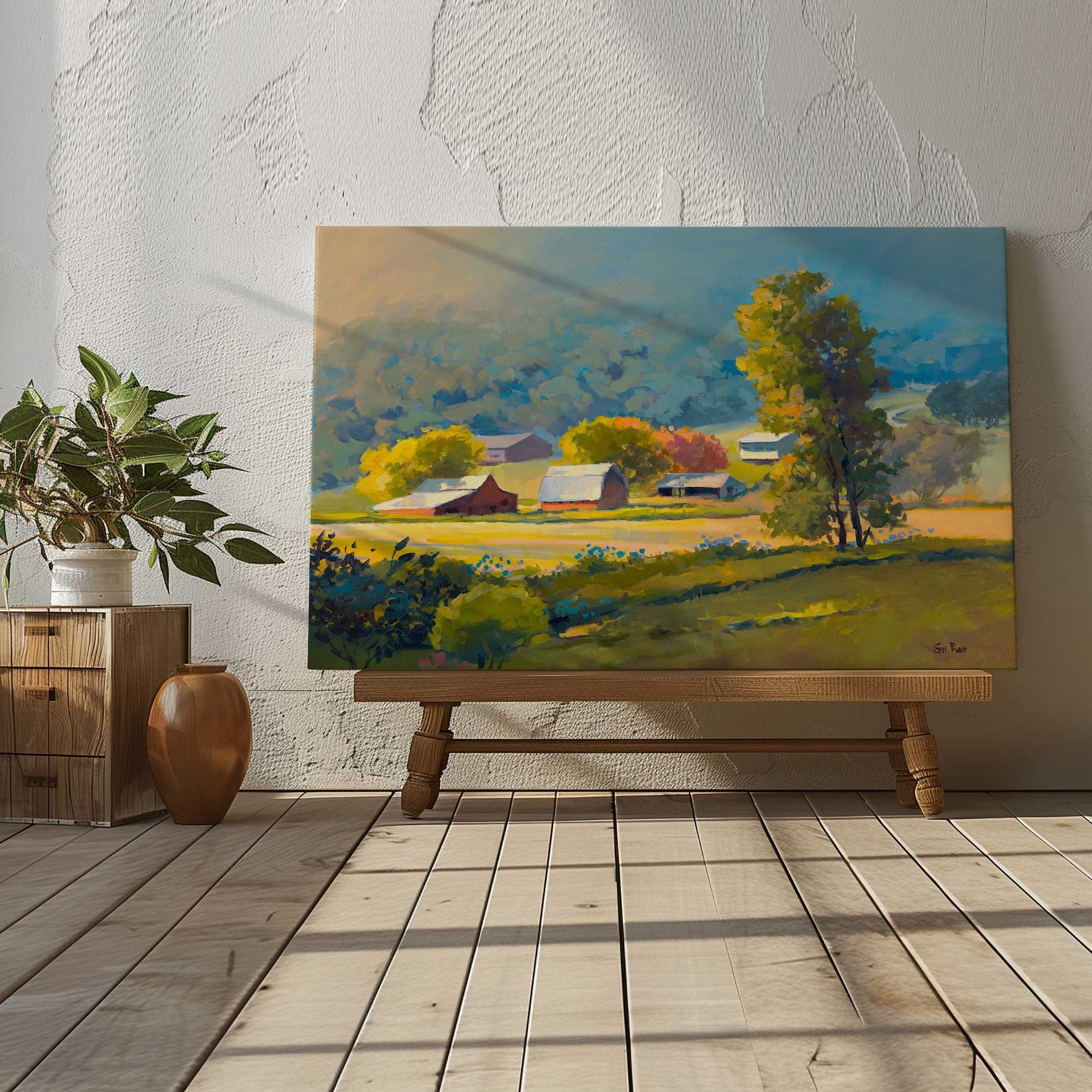 Picture of art in a room