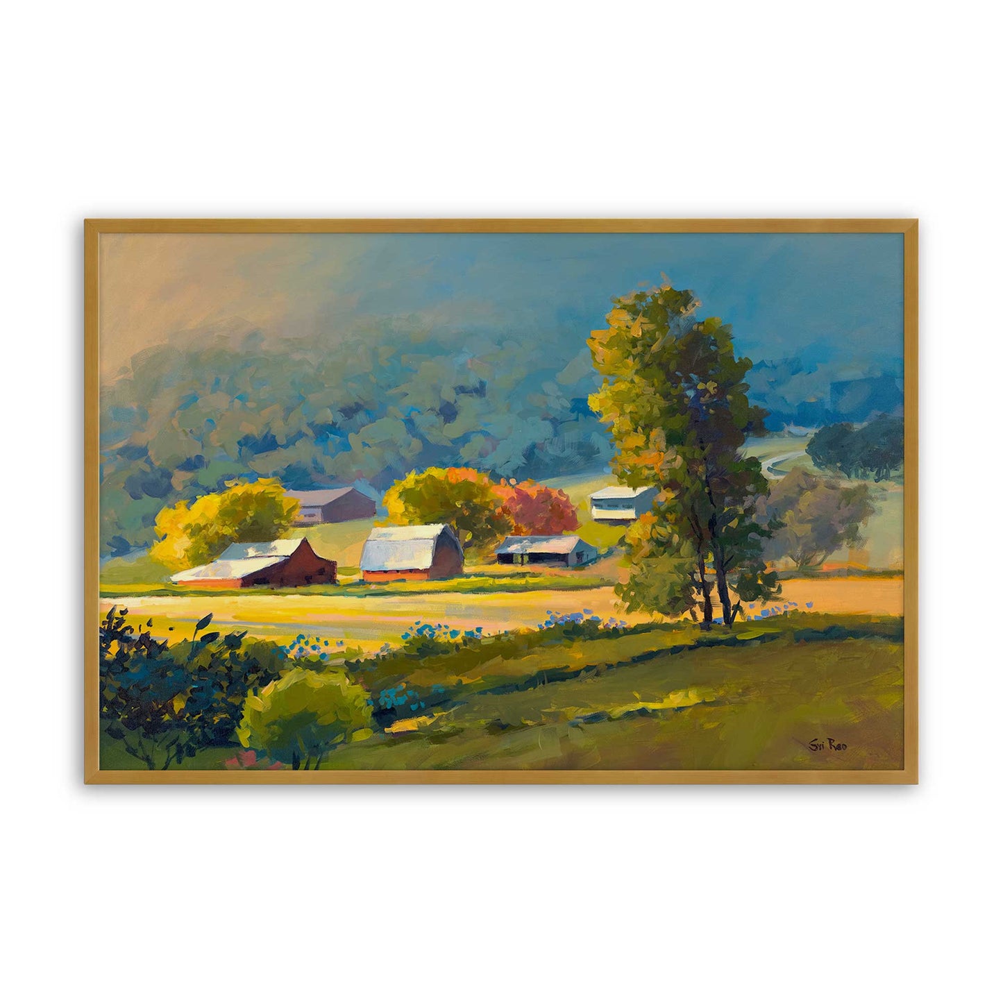 [Color:Polished Gold], Picture of art in a Polished Gold frame