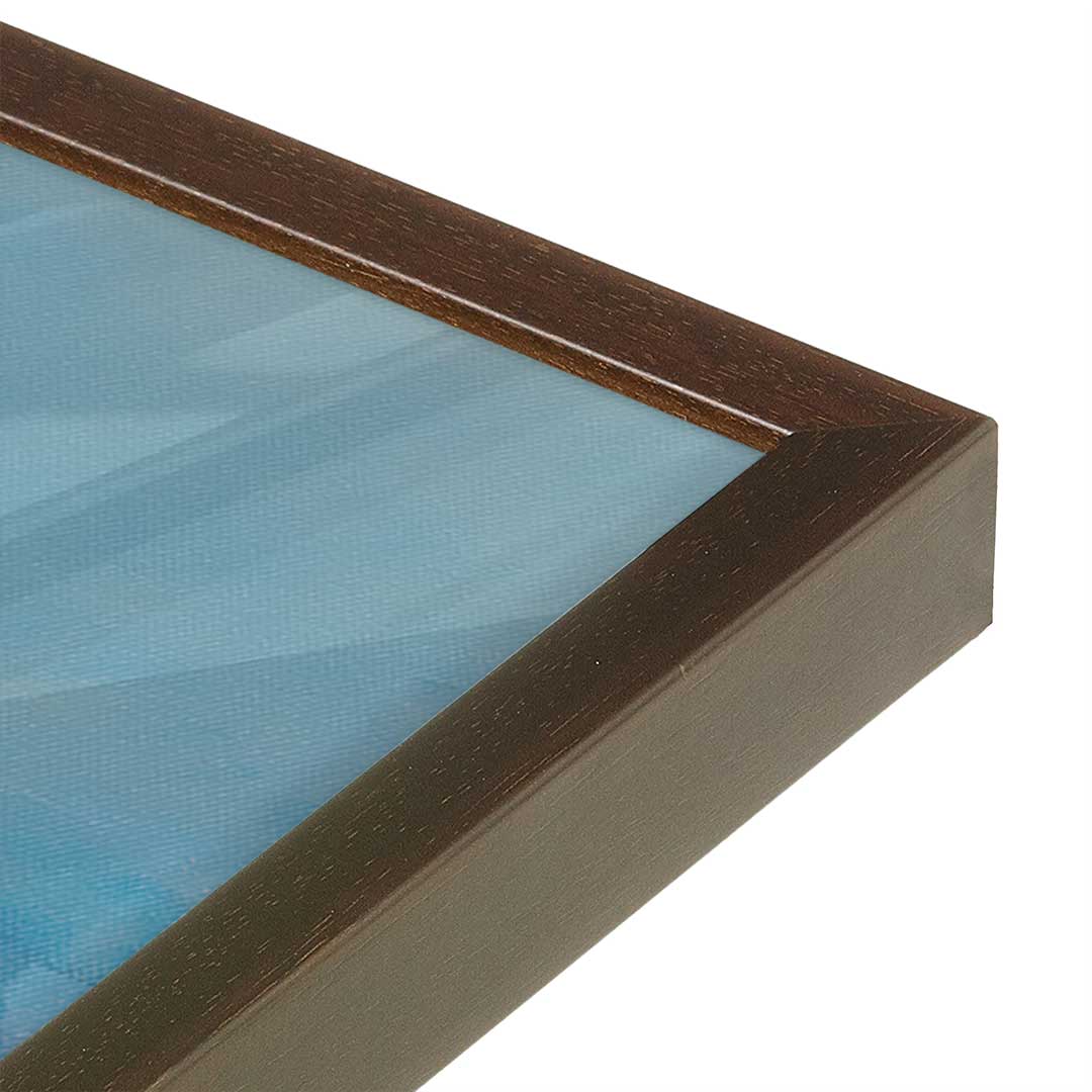 [Color:Belvinder Brown], Picture of art in a Belvinder Brown frame at an angle