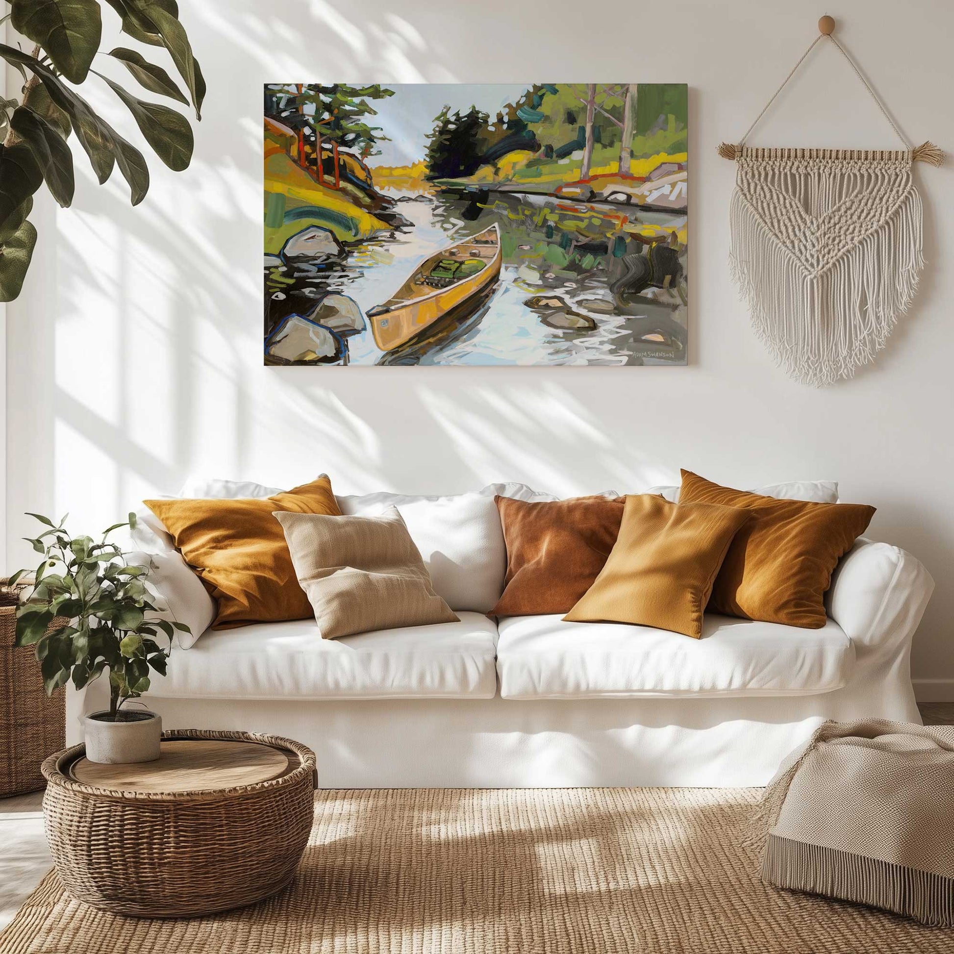 Picture of art in a room