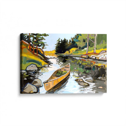 [Color:Stretched Canvas], Picture of art at an angle