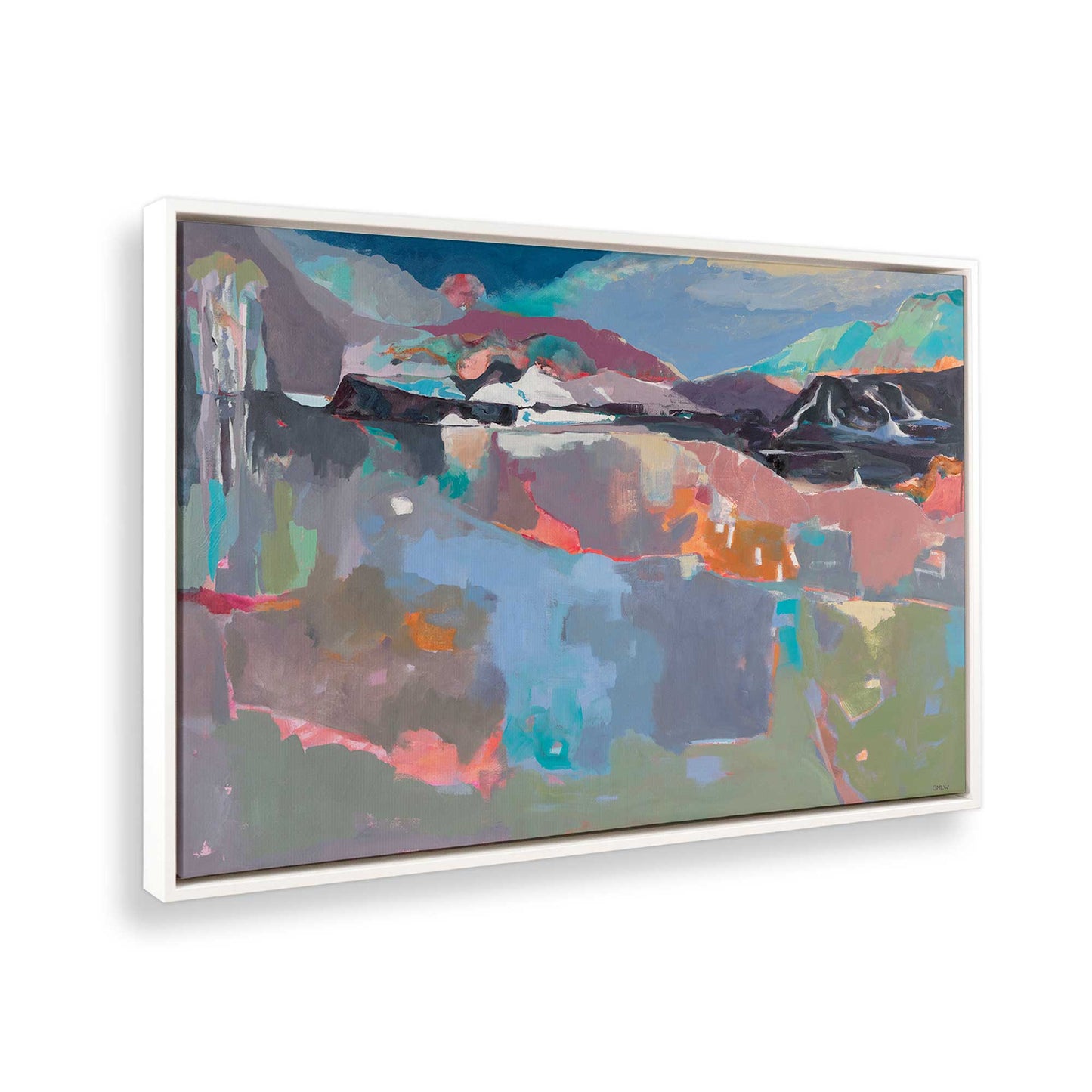 [Color:Opaque White], Picture of the corner of the art