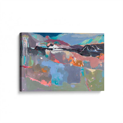 [Color:Stretched Canvas], Picture of art at an angle