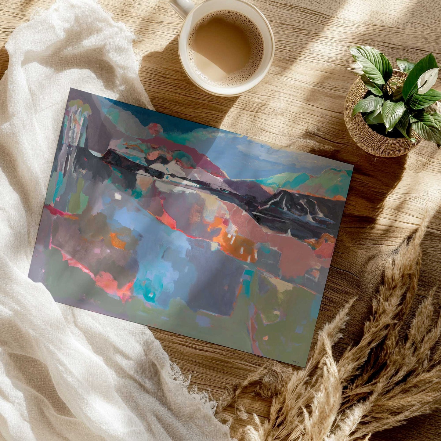 [Color:Rolled Print], Picture of close up of art