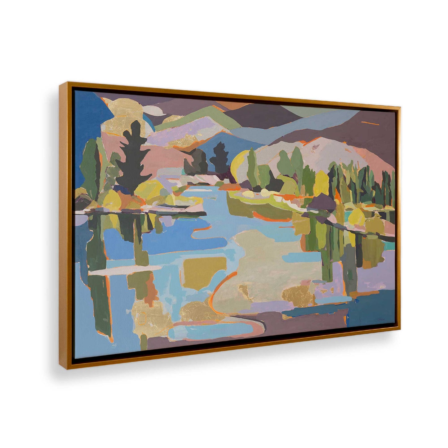 [Color:Polished Gold], Picture of the corner of the art