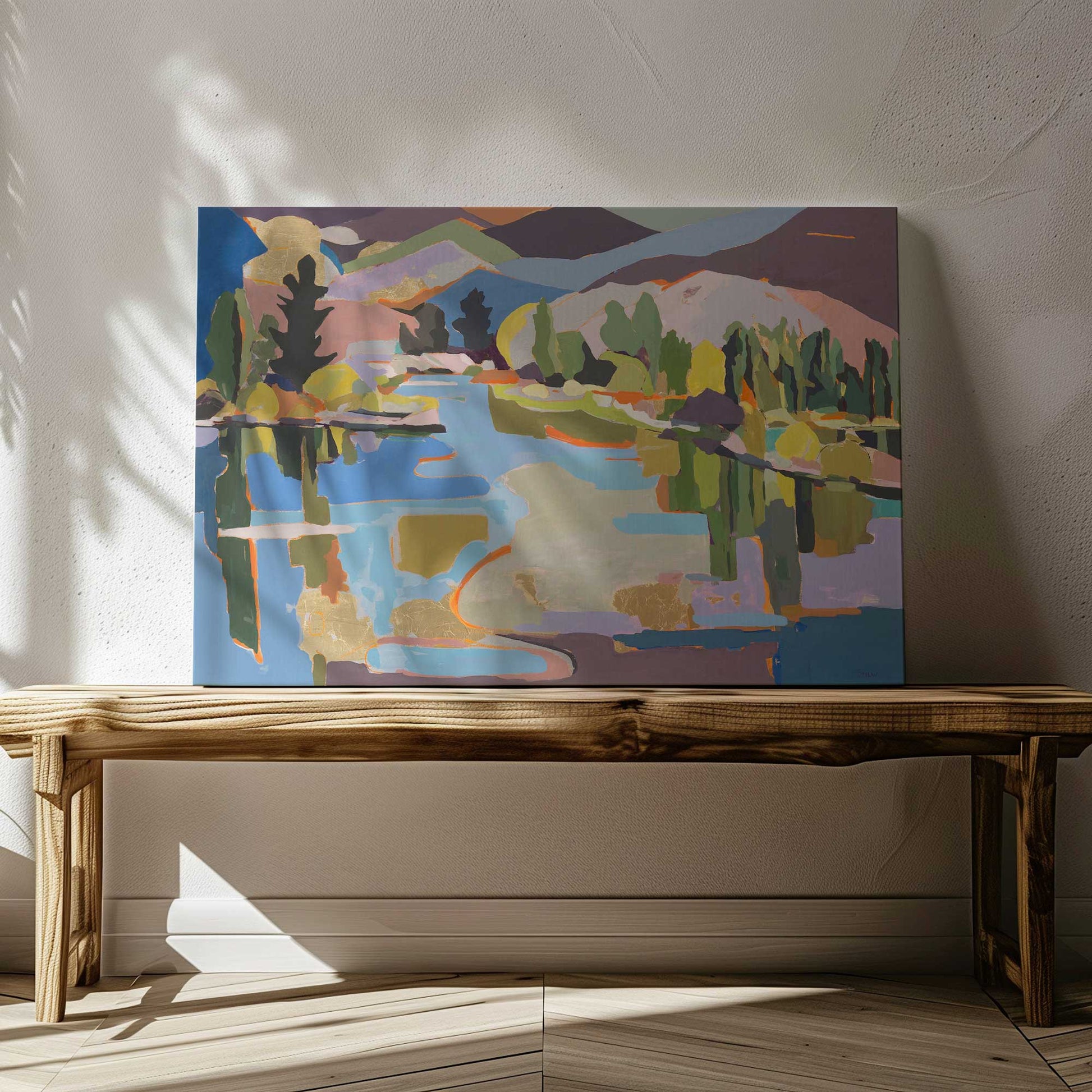 Picture of art in a room