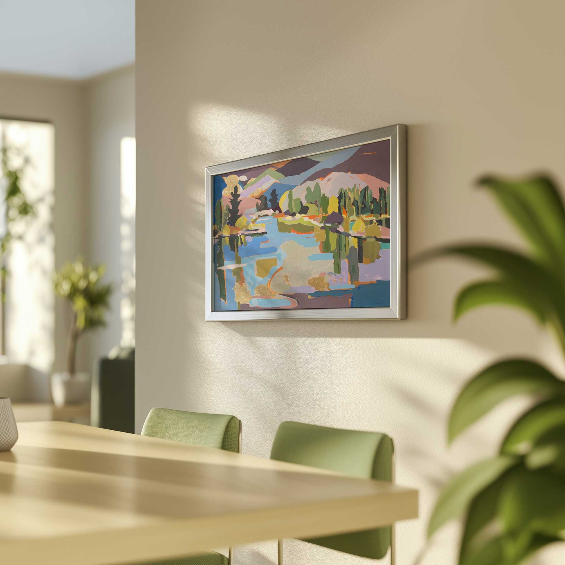 Picture of art in a room