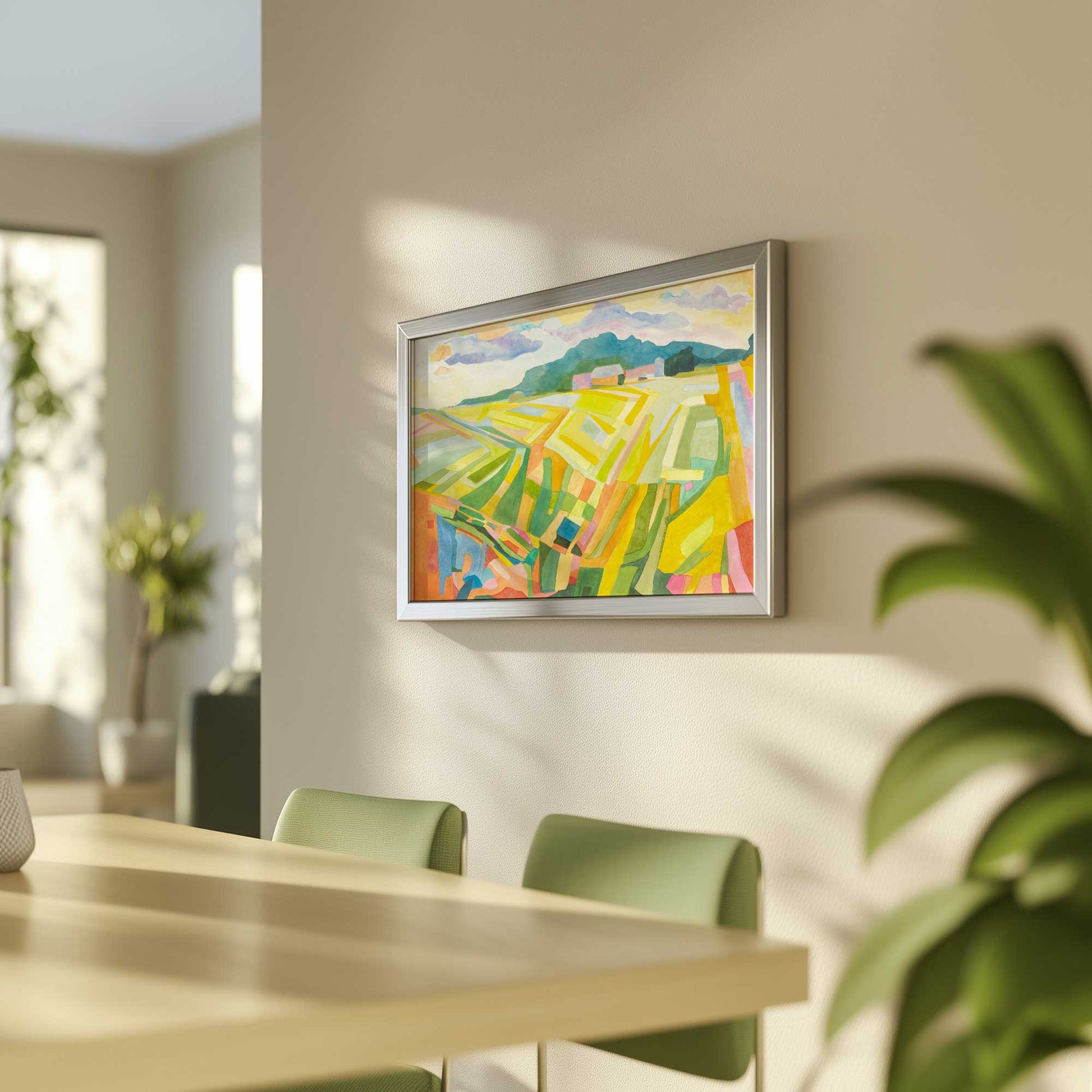 Picture of art in a room