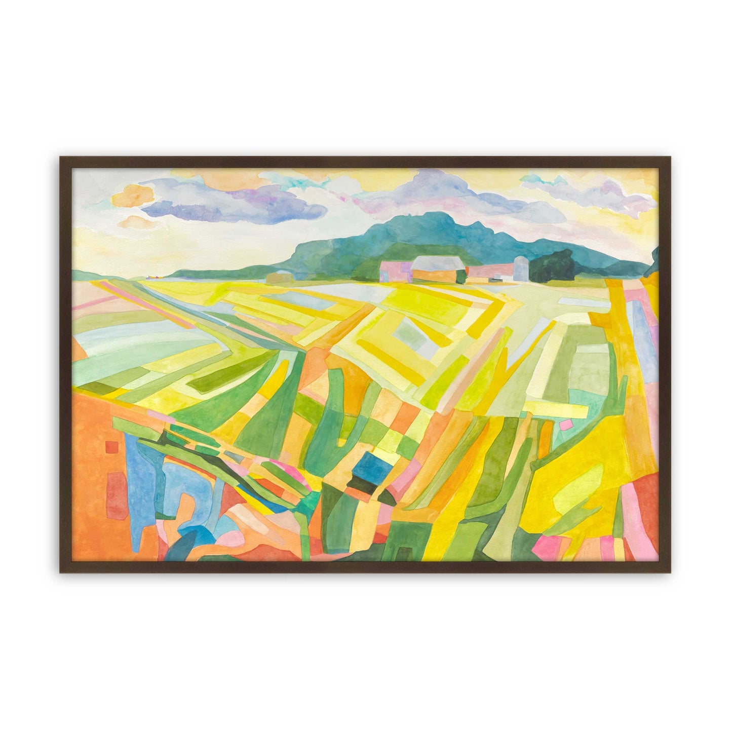 [Color:Belvinder Brown], Picture of art in a Belvinder Brown frame