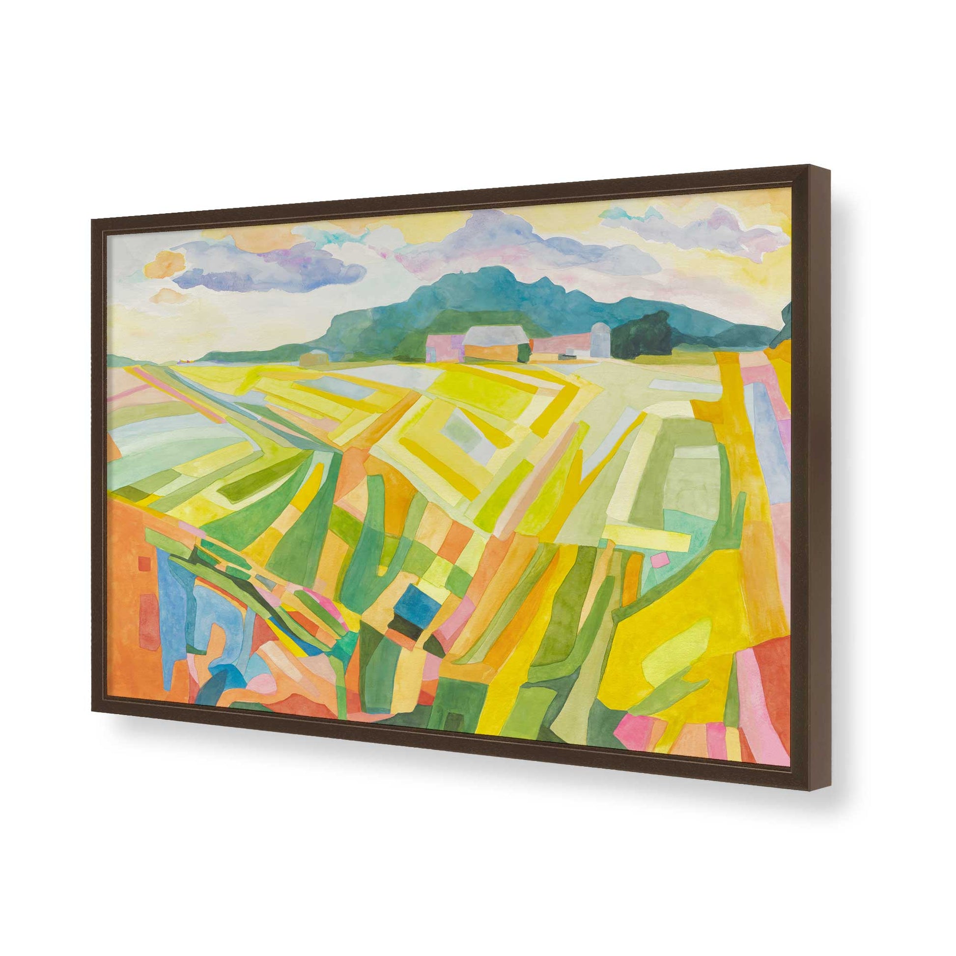 [Color:Belvinder Brown], Picture of art in a Belvinder Brown frame of the corner