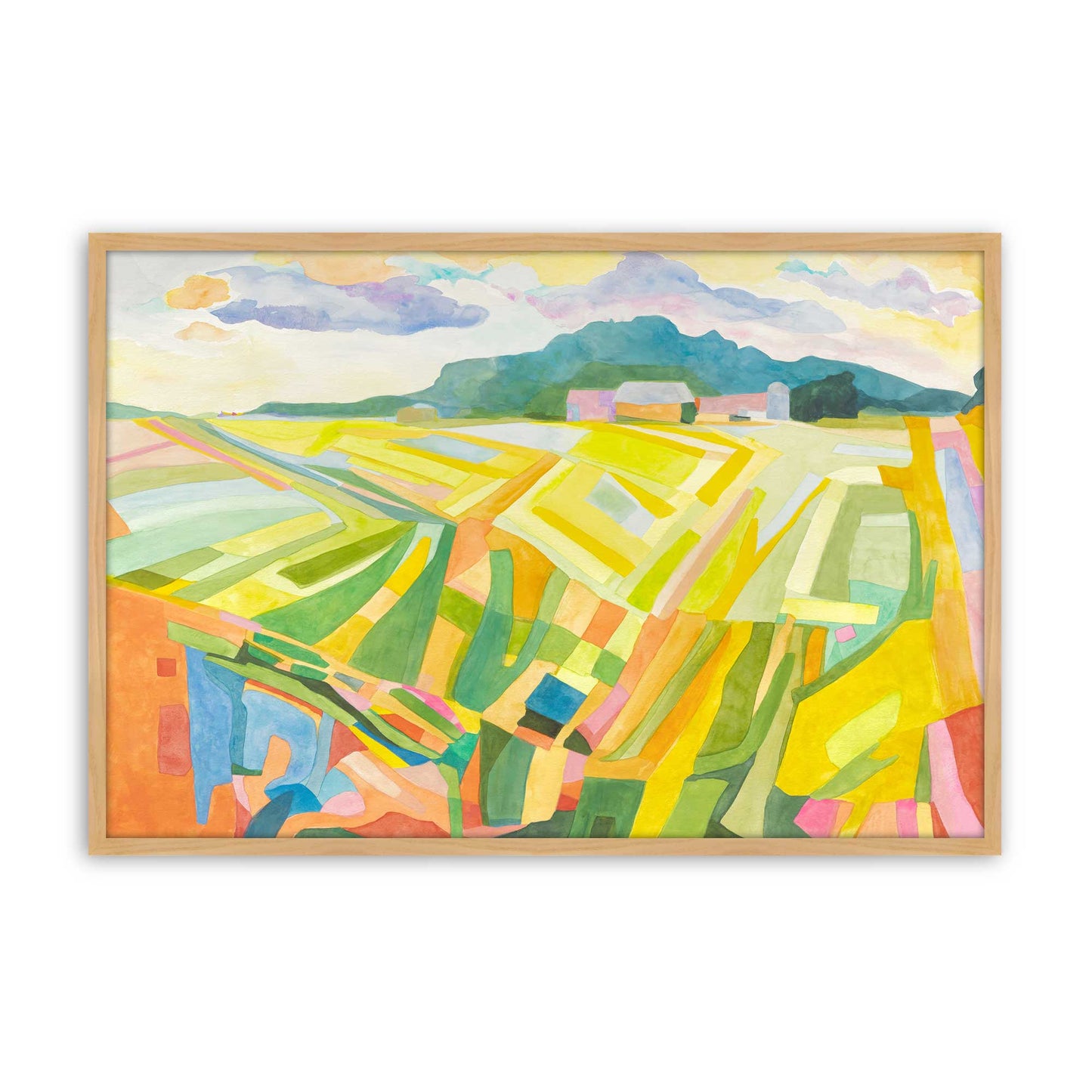 [Color:American Maple], Picture of art in a American Maple frame