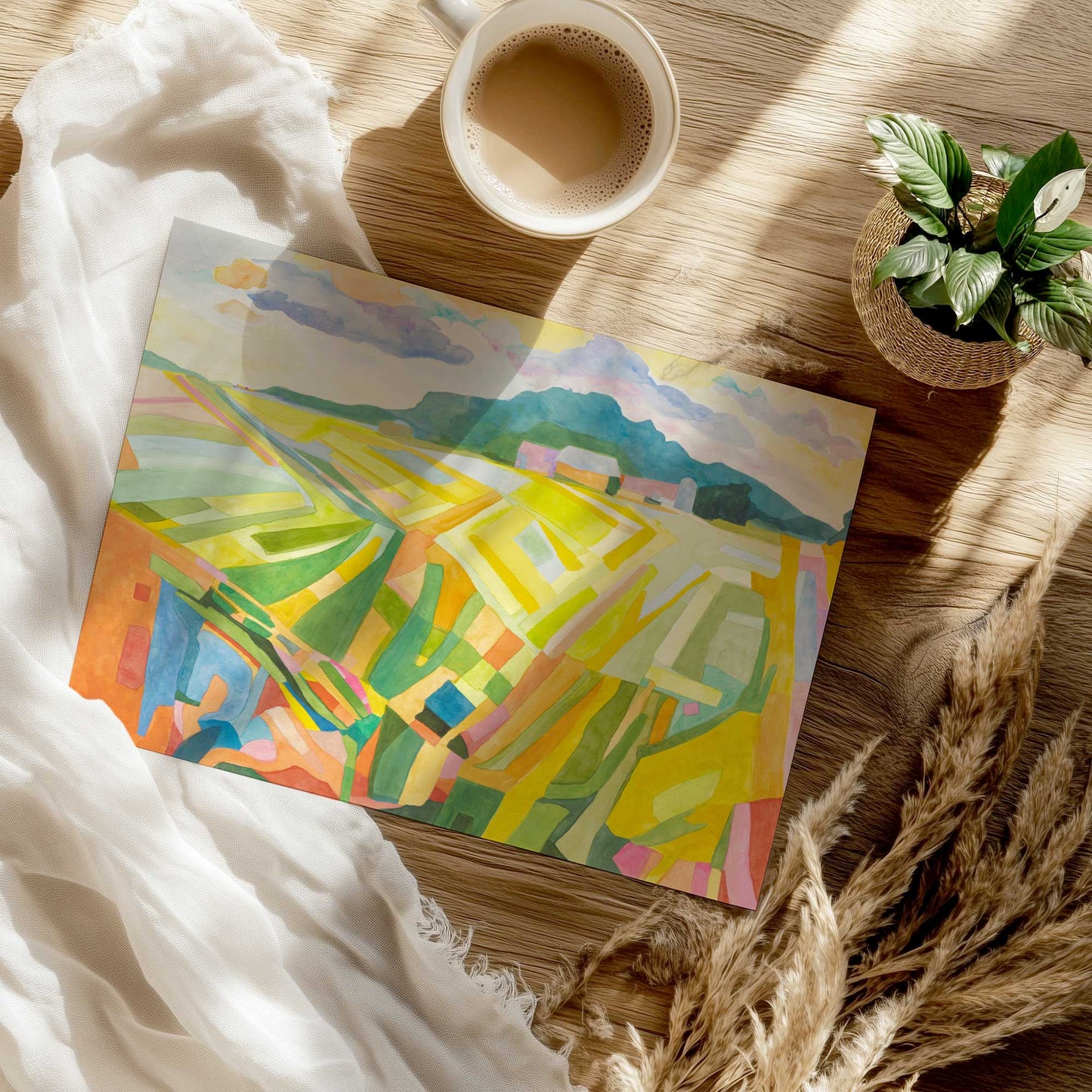 [Color:Rolled Print], Picture of close up of art