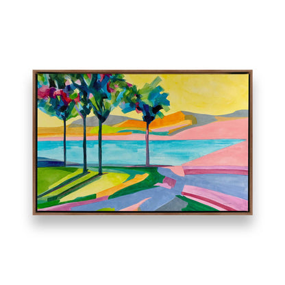 [Color:Walnut], Picture of art in a Walnut frame