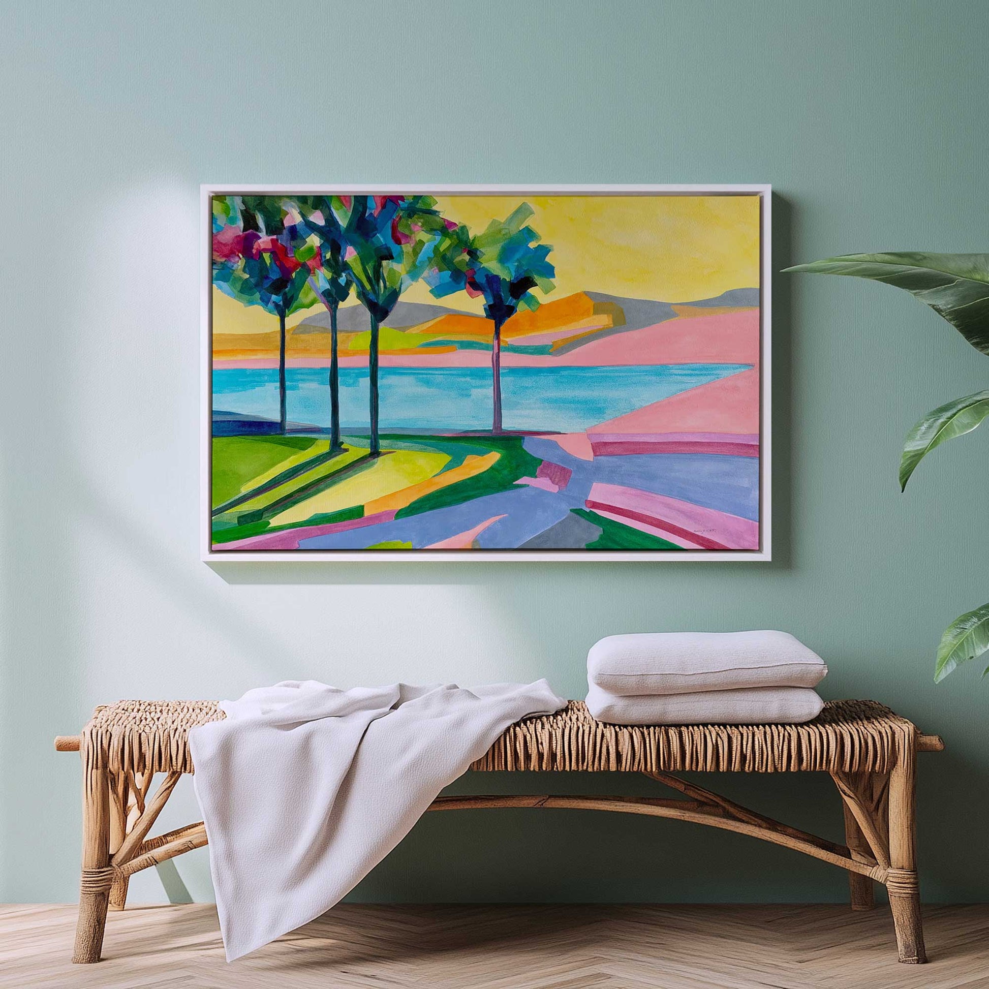 Picture of art in a room