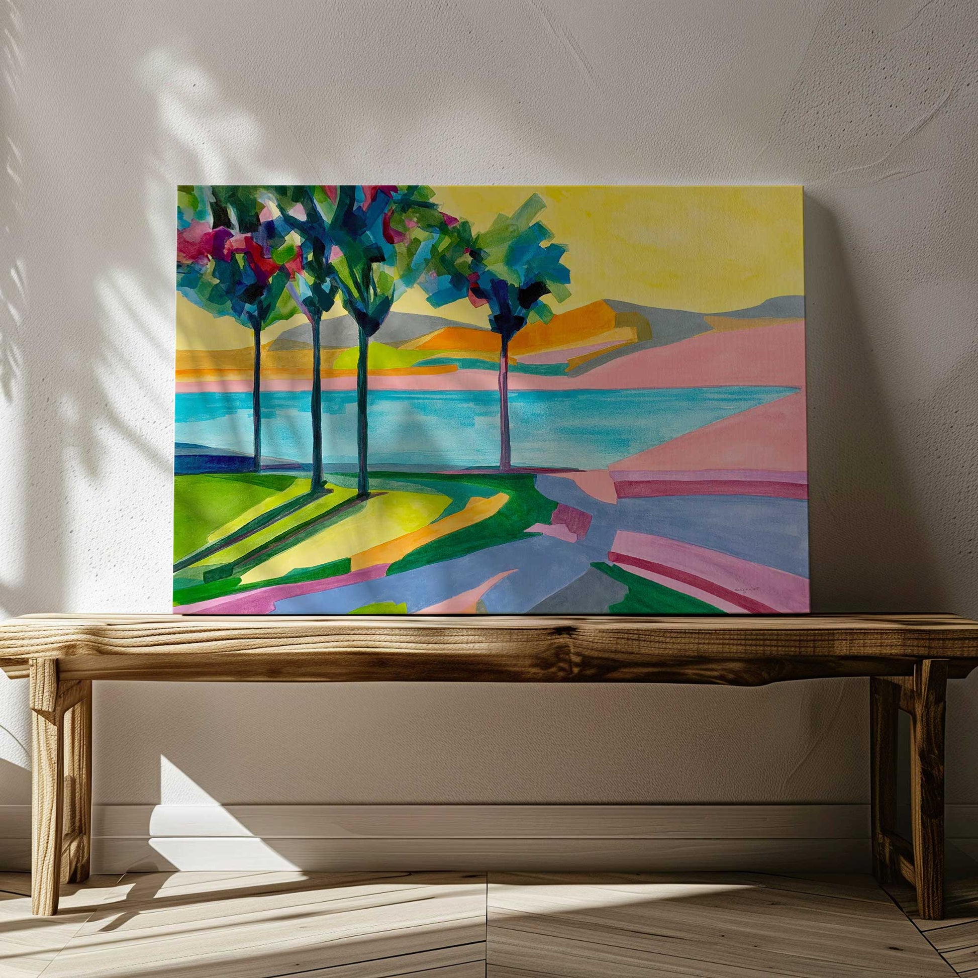 Picture of art in a room