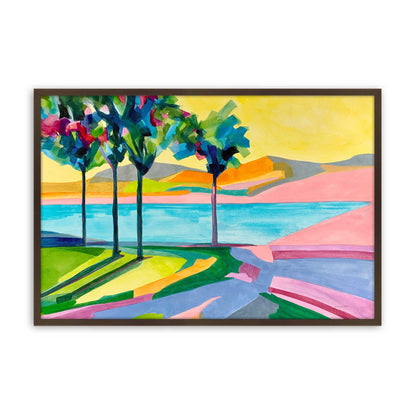 [Color:Belvinder Brown], Picture of art in a Belvinder Brown frame