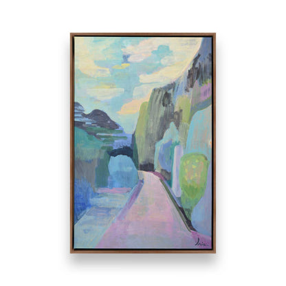 [Color:Walnut], Picture of art in a Walnut frame