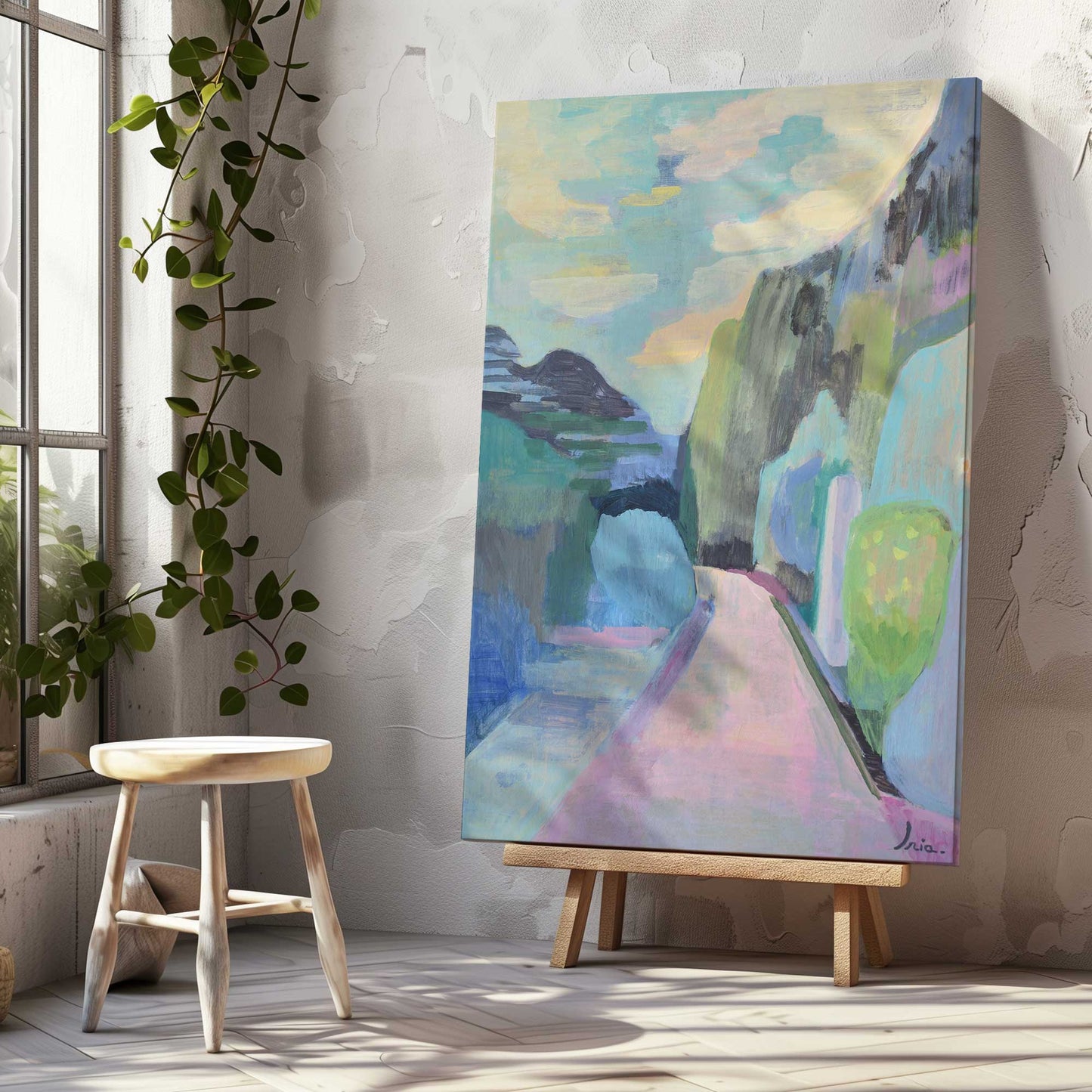 Picture of art in a room