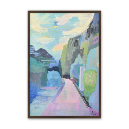 [Color:Brown], Picture of art in a Brown frame