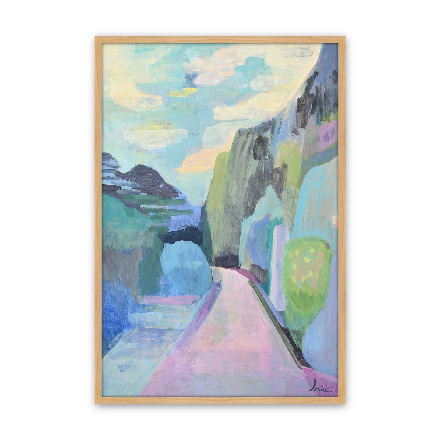 [Color:American Maple], Picture of art in a American Maple frame