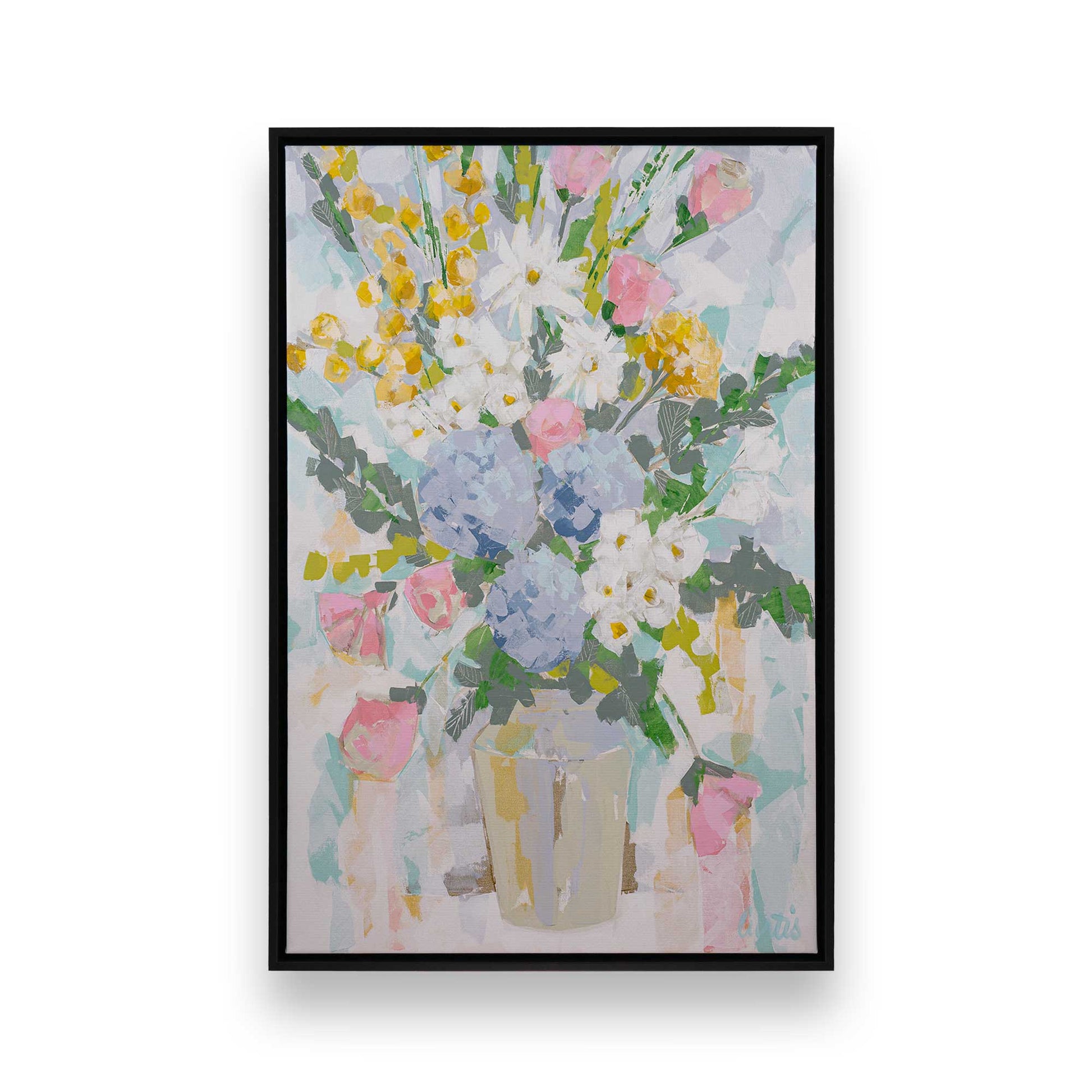 [Color:Satin Black], Picture of art in a Satin Black frame