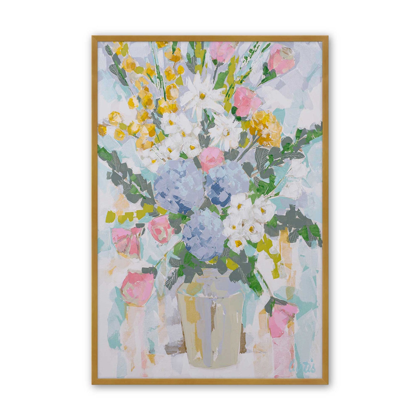 [Color:Polished Gold], Picture of art in a Polished Gold frame