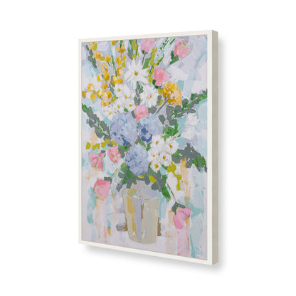 [Color:Opaque White], Picture of art in a Opaque White frame of the corner