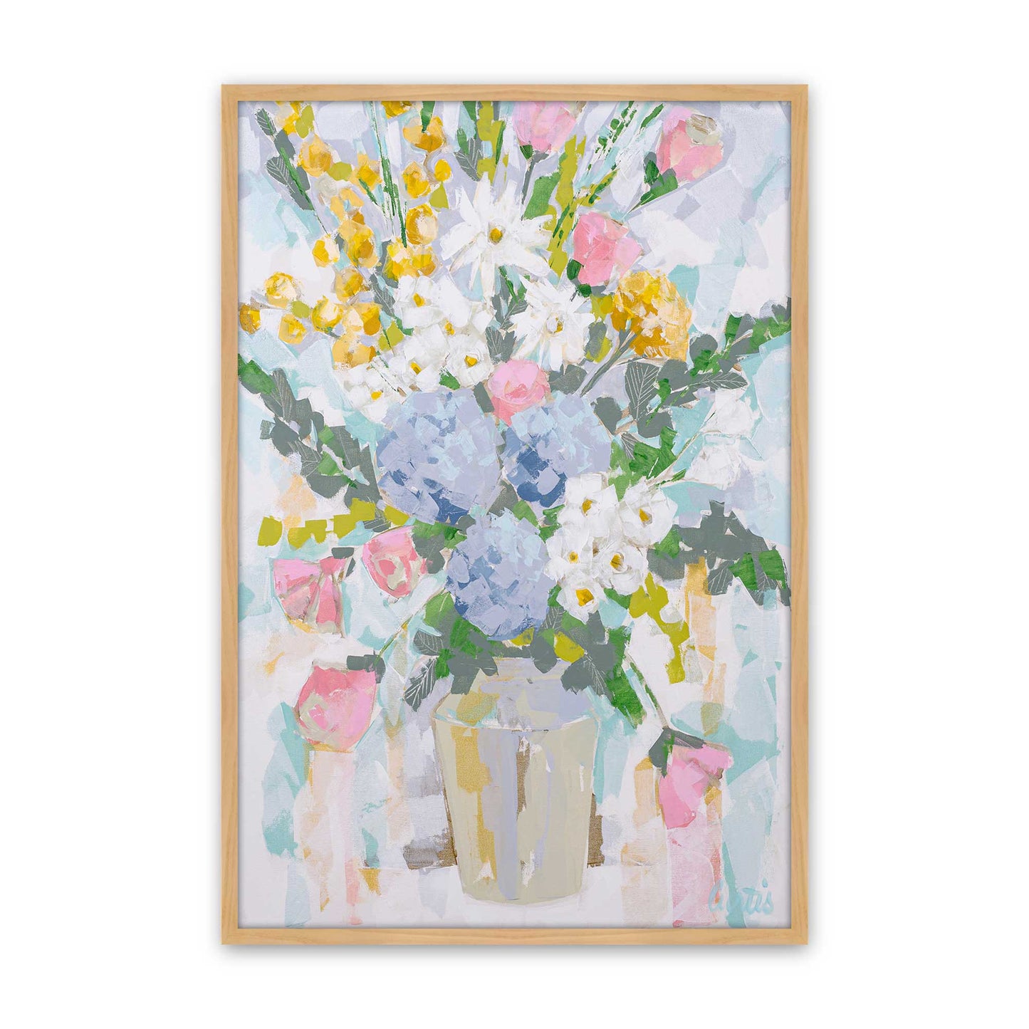 [Color:American Maple], Picture of art in a American Maple frame