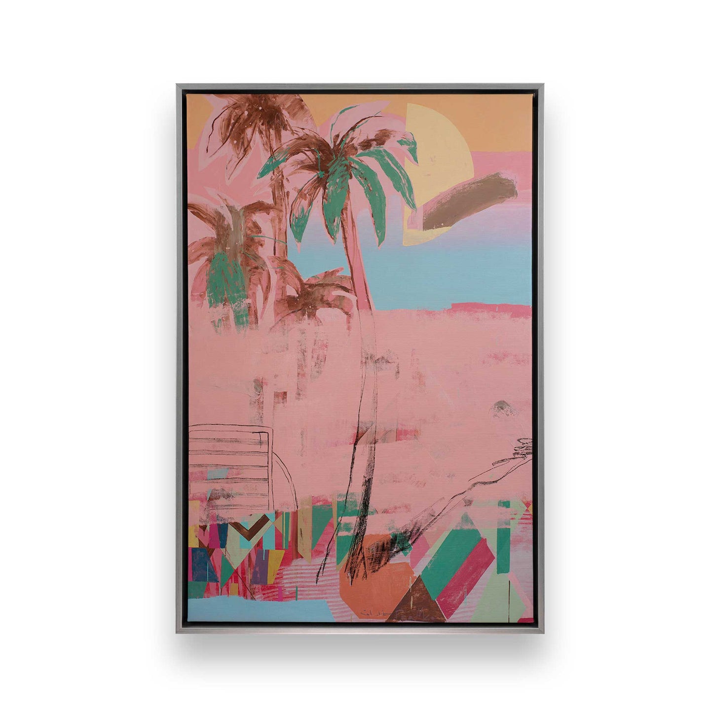 [Color:Polished Chrome], Picture of art in a Polished Chrome frame