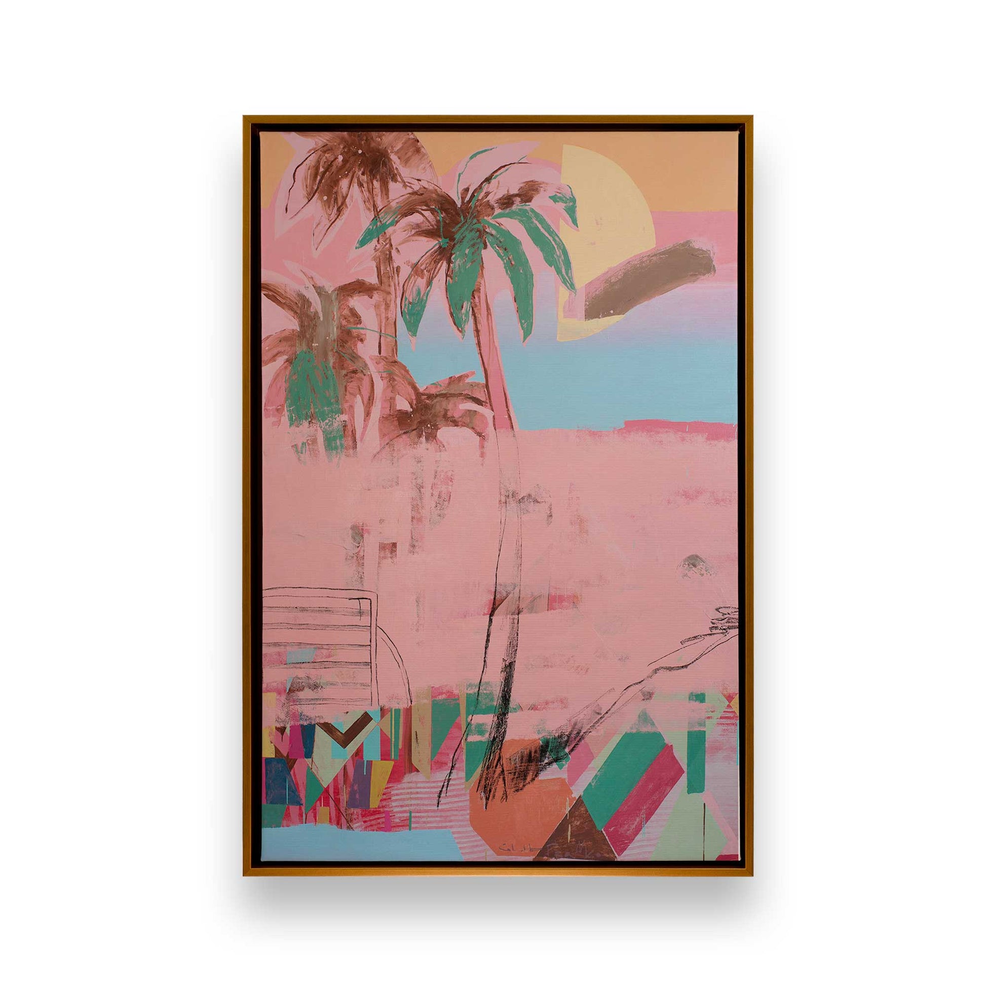 [Color:Polished Gold], Picture of art in a Polished Gold frame