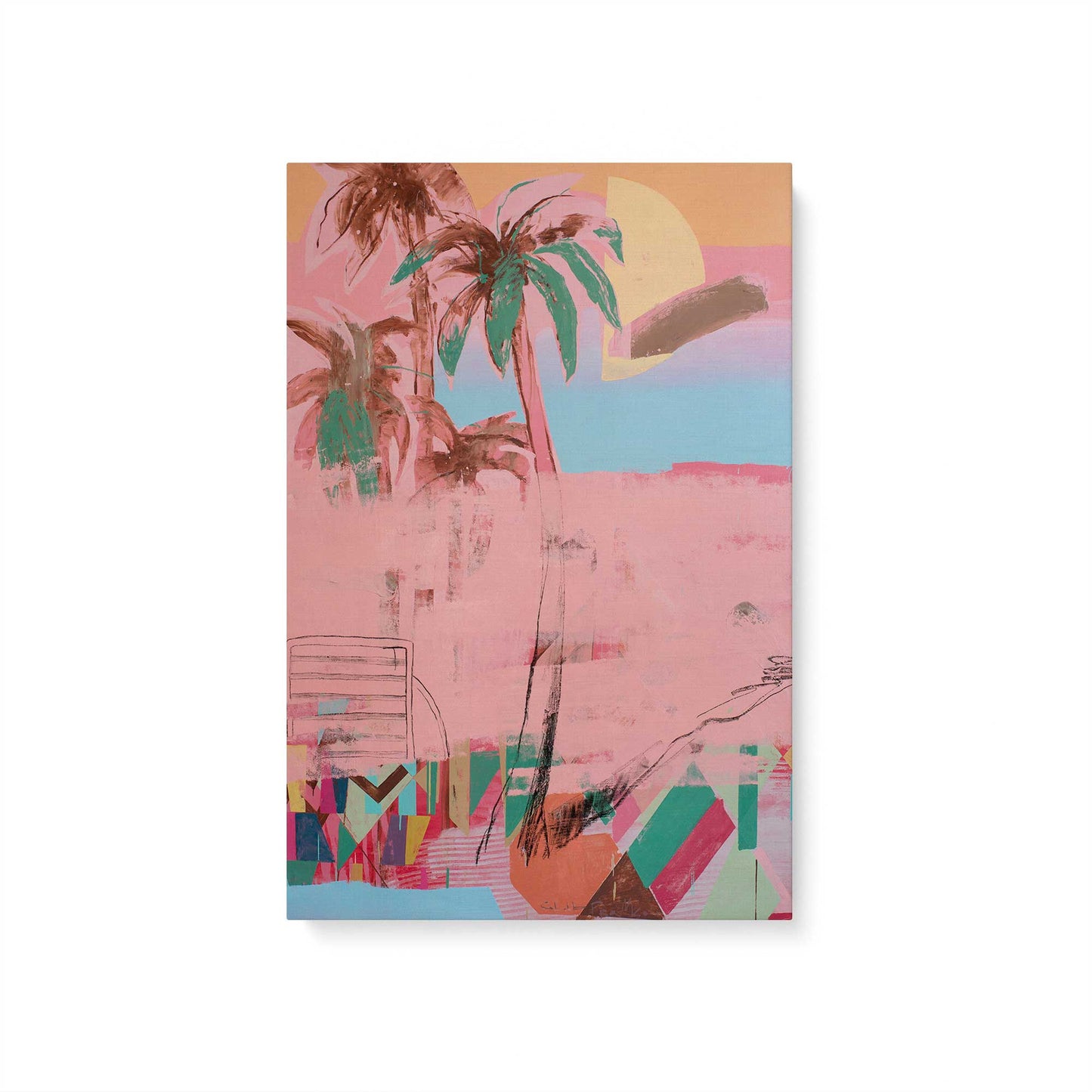 [Color:Stretched Canvas], Picture of art