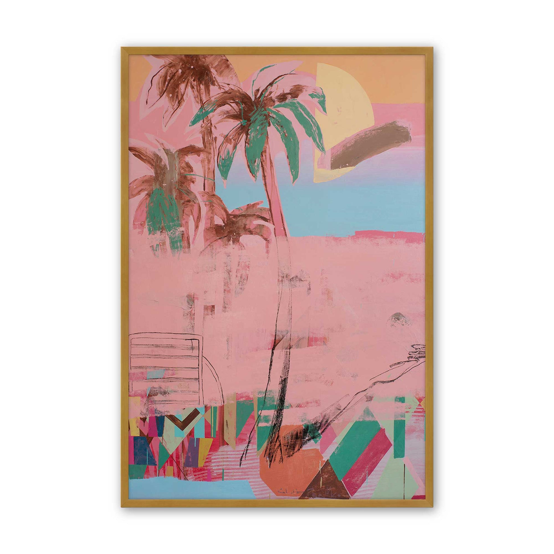 [Color:Polished Gold], Picture of art in a Polished Gold frame