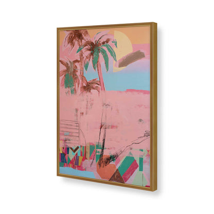 [Color:Polished Gold], Picture of art in a Polished Gold frame of the corner