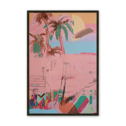 [Color:Satin Black], Picture of art in a Satin Black frame